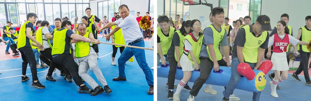 快乐运动，，高效事情——冰球突破十五周年庆趣味运动会